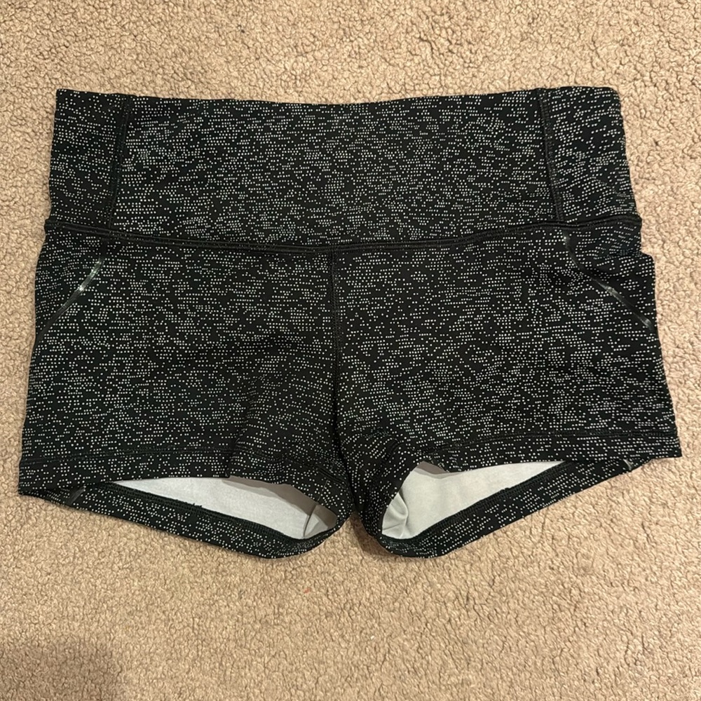 No longer available - lululemon booty shorts with pockets and zipper!!!